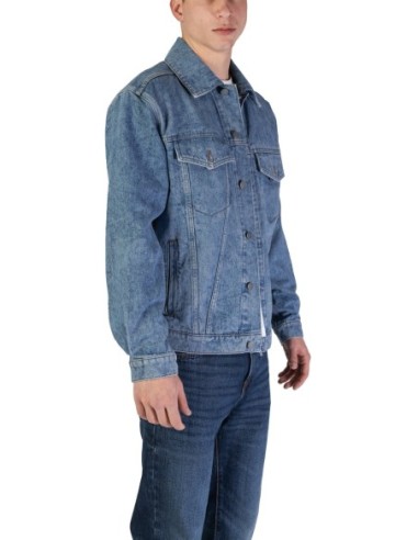 BOSS Veste homme bleu azur