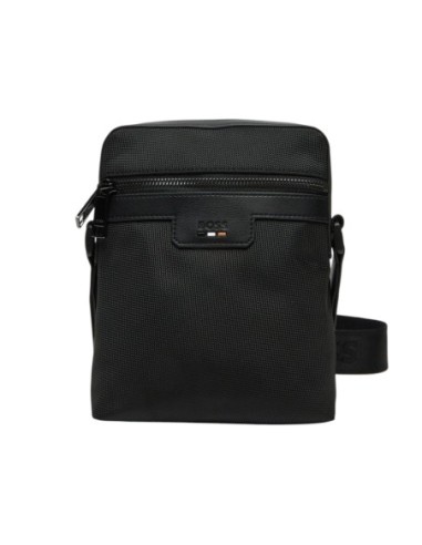 BOSS sac homme noir zippé