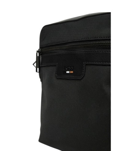 BOSS sac homme noir zippé