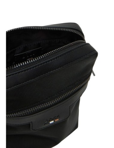 BOSS sac homme noir zippé