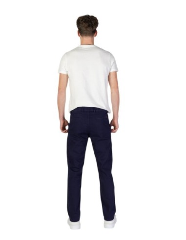 BOSS pantalon homme bleu élégant
