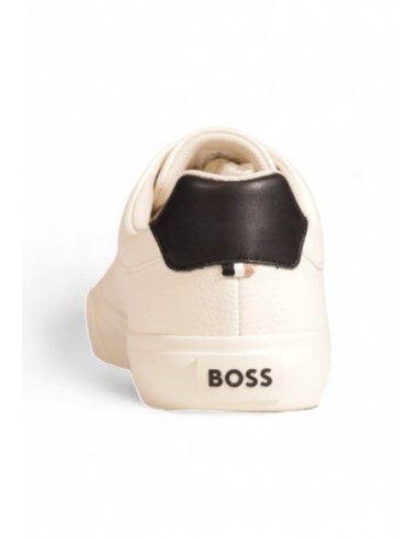 BOSS baskets homme blanches cuir