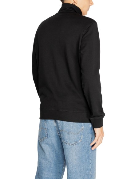 BOSS sweat homme noir coton