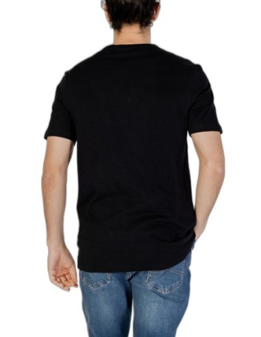 BOSS t-shirt homme noir imprimé coton – Style moderne