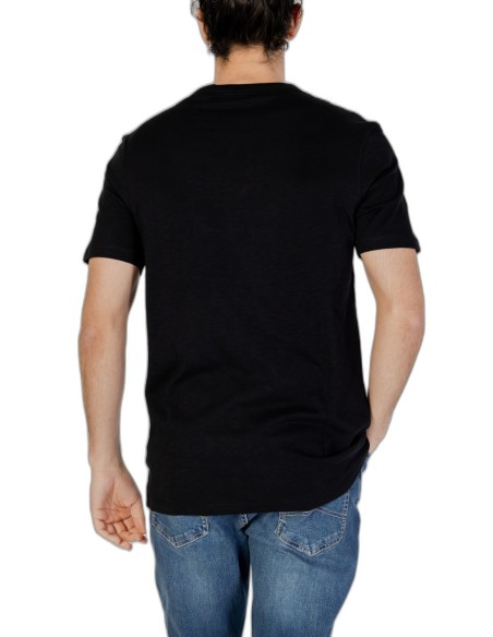 BOSS t-shirt homme noir imprimé coton – Style moderne
