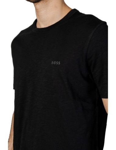 BOSS t-shirt homme noir imprimé coton – Style moderne