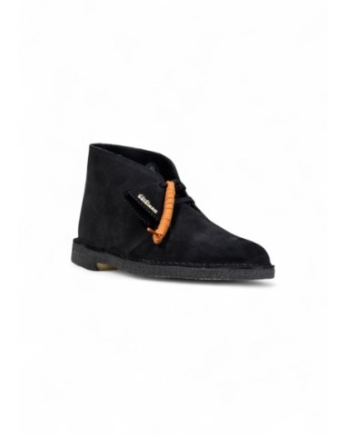 Clarks bottines homme chamois noir à lacets – Hiver