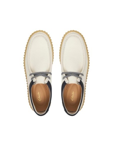 Clarks derbies homme blanches à lacets – Printemps/Été
