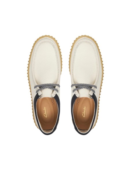 Clarks derbies homme blanches à lacets – Printemps/Été