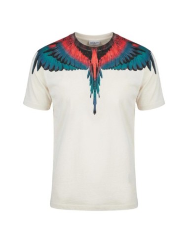 County Of Milan t-shirt homme beige imprimé coton – Casual