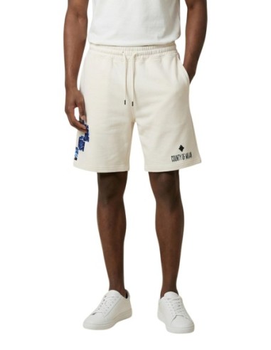 County Of Milan bermuda homme blanc coton – Été