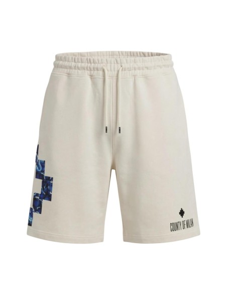 County Of Milan bermuda homme blanc coton – Été