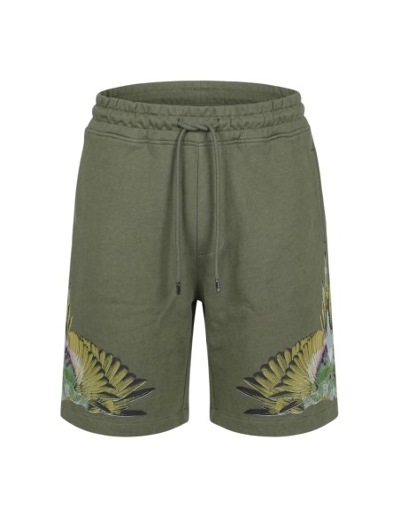 County Of Milan bermuda homme vert imprimé coton – Été
