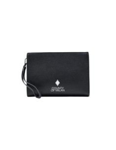 County Of Milan sac bandoulière homme noir – Format structuré