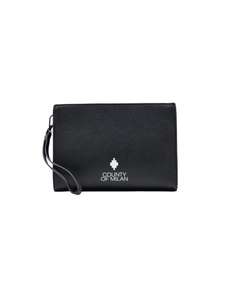 County Of Milan sac bandoulière homme noir – Format structuré