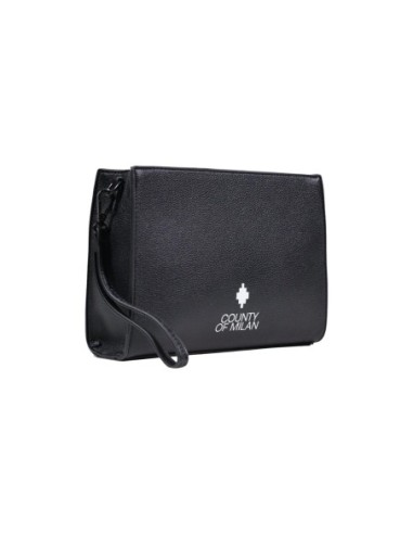 County Of Milan sac bandoulière homme noir – Format structuré