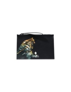 County Of Milan sac bandoulière homme noir imprimé – Compact