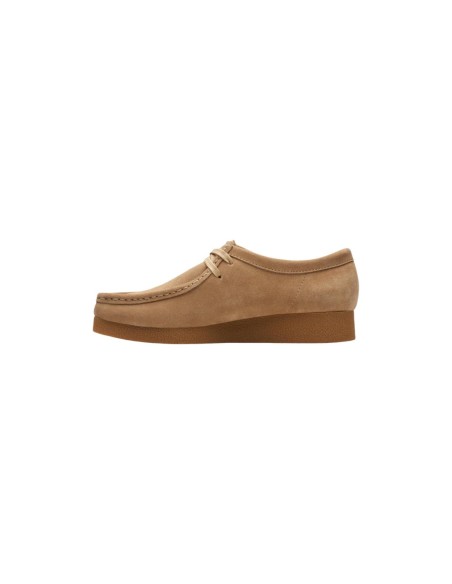 Clarks derbies femme chamois beige à lacets – Printemps/Été