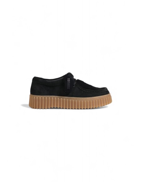 Clarks derbies femme noires à lacets – Style urbain