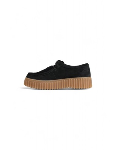 Clarks derbies femme noires à lacets – Style urbain