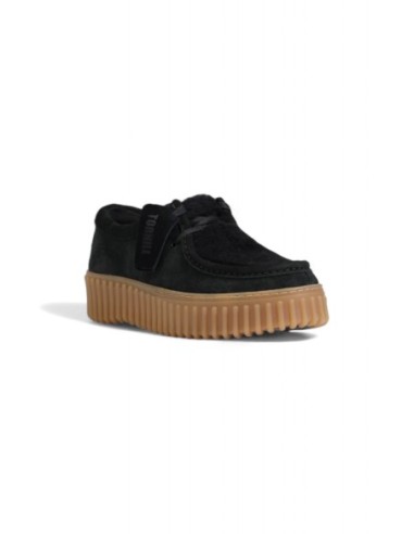 Clarks derbies femme noires à lacets – Style urbain