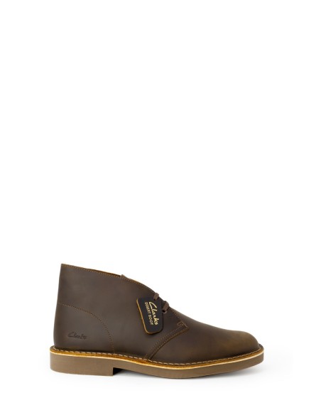 Clarks bottines homme cuir marron à lacets – Casual chic