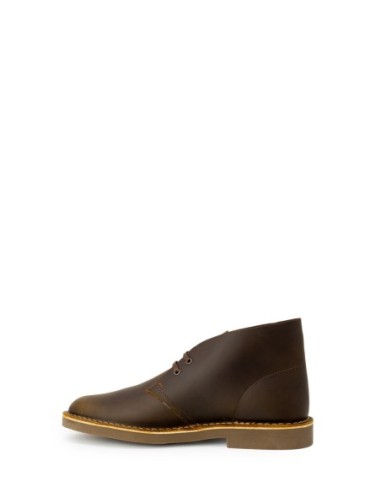 Clarks bottines homme cuir marron à lacets – Casual chic
