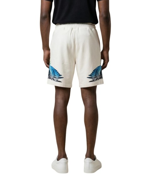 County Of Milan bermuda homme beige imprimé coton – Confort estival