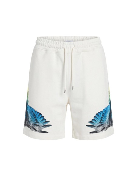 County Of Milan bermuda homme beige imprimé coton – Confort estival