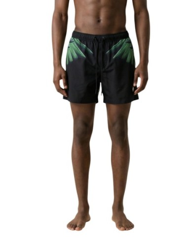 County Of Milan maillot de bain homme noir imprimé – Style estival