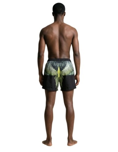 County Of Milan maillot de bain homme noir imprimé – Style estival