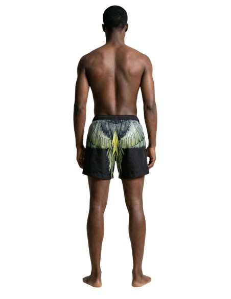 County Of Milan maillot de bain homme noir imprimé – Style estival