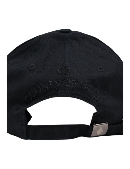 County Of Milan casquette homme noire imprimée – Style urbain