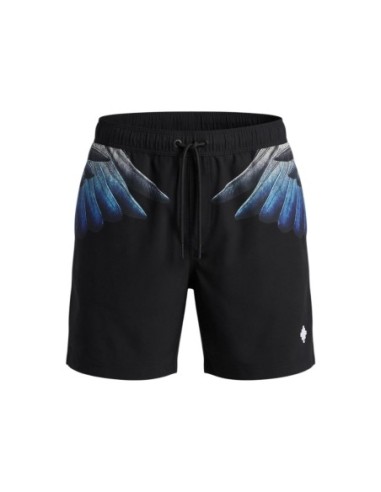 County Of Milan maillot de bain homme noir imprimé – Confort et style