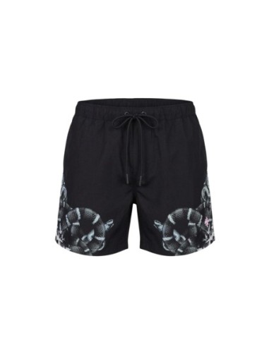 County Of Milan maillot de bain homme noir imprimé – Style urbain