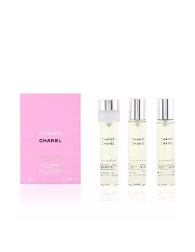 Chanel Chance Eau Fraîche 3×20 ml – Floral hespéridé