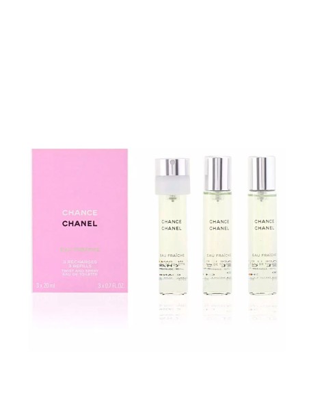 Chanel Chance Eau Fraîche 3×20 ml – Floral hespéridé