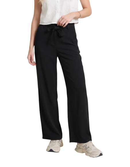 Pantalon femme Only noir fluide