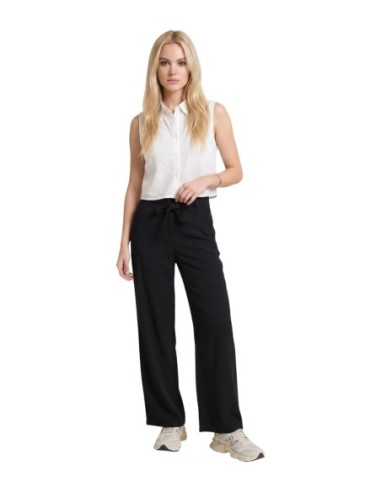 Pantalon femme Only noir fluide