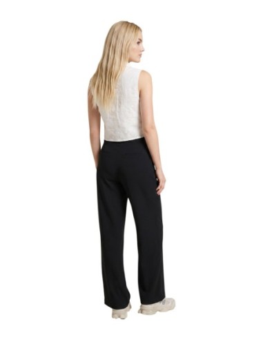 Pantalon femme Only noir fluide
