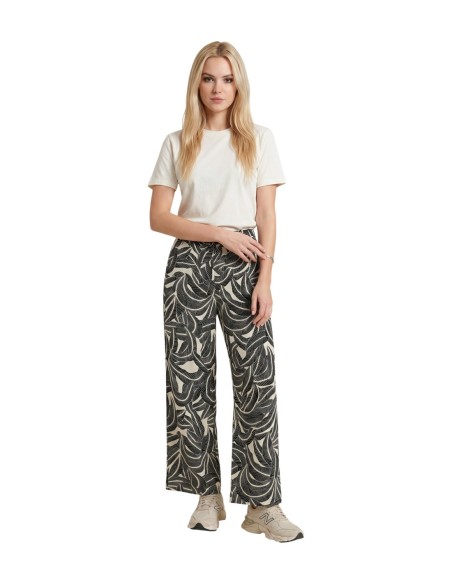 Pantalon femme Only noir imprimé