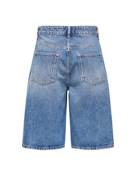 Shorts femme Only bleu effet usé