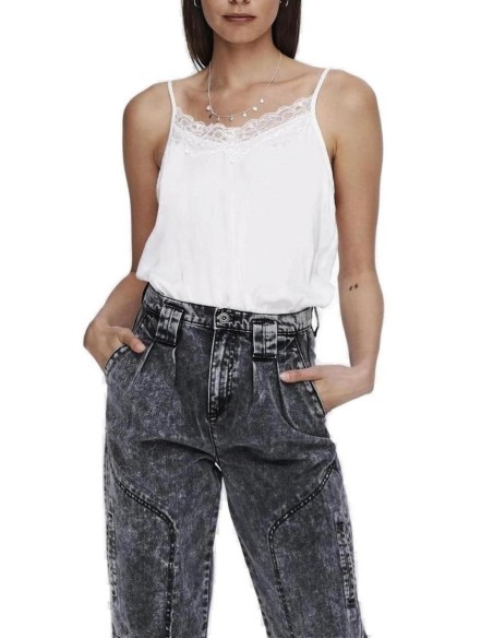 Débardeur femme Only blanc