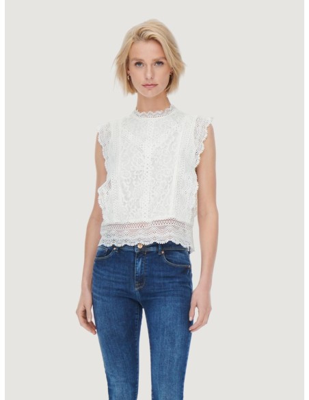 Débardeur femme Only blanc