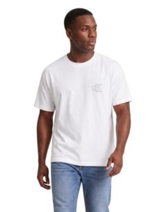 T-shirt homme Calvin Klein blanc