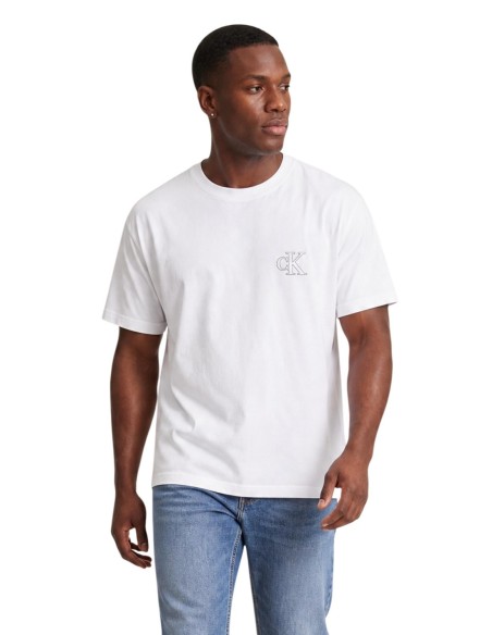 T-shirt homme Calvin Klein blanc
