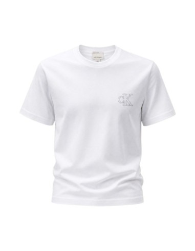 T-shirt homme Calvin Klein blanc