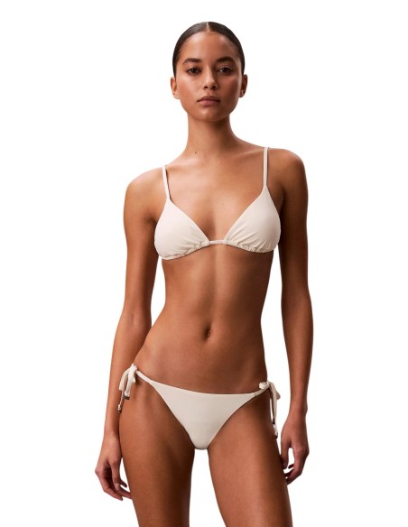 Maillot de bain femme Calvin Klein blanc