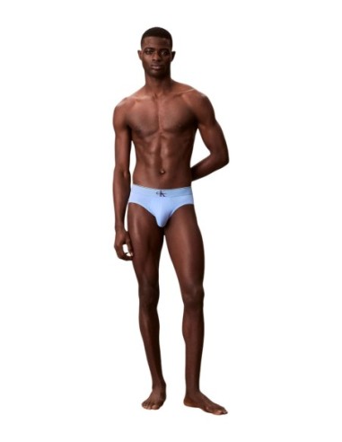 Slip homme bleu CK – lot de 3 essentiel