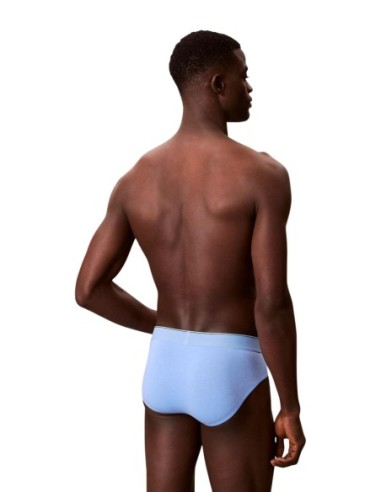 Slip homme bleu CK – lot de 3 essentiel